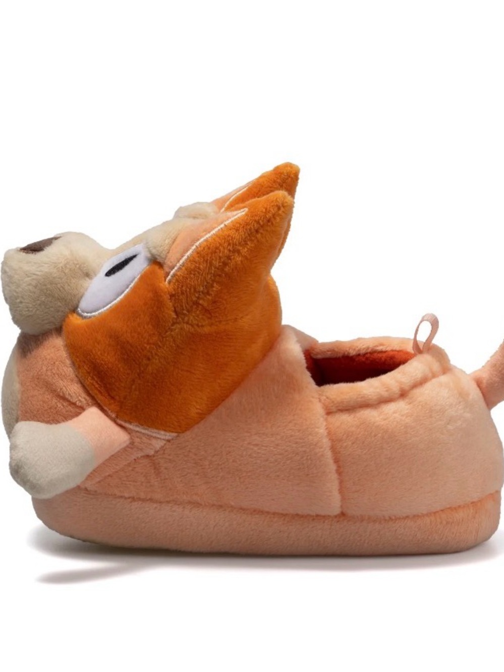 Plush Character Slippers - Blue and Orange - Picture 3 of 3